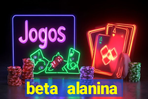 beta alanina aumenta a pressao